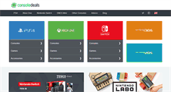 Desktop Screenshot of console-deals.com
